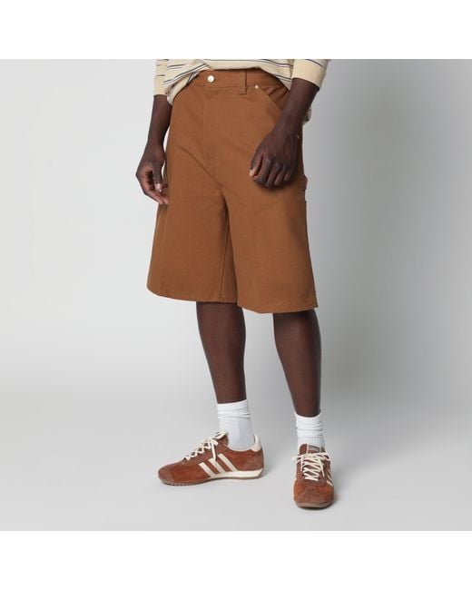 Carhartt Brown Og Single Knee Shorts for men