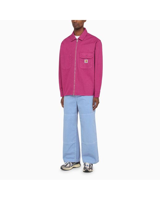 Carhartt Blue Frosted Bleu Garrison Pants for men