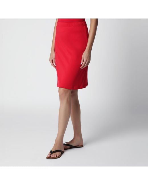 Flore Flore Red Marie Organic Cotton Skirt