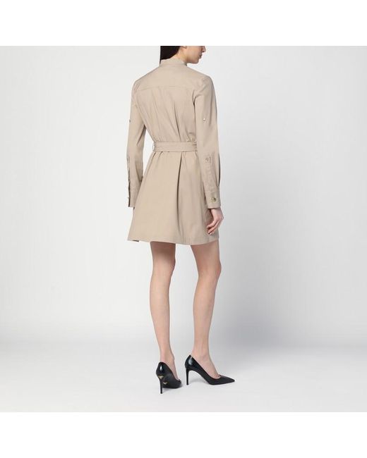 Robe Safari Taupe En Popeline Givenchy en coloris Natural