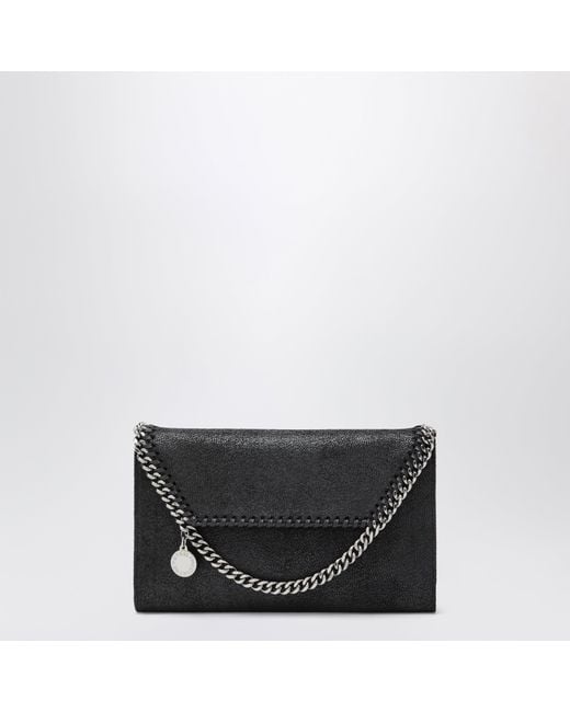 Stella McCartney Black Falabella Crossbody Wallet Bag