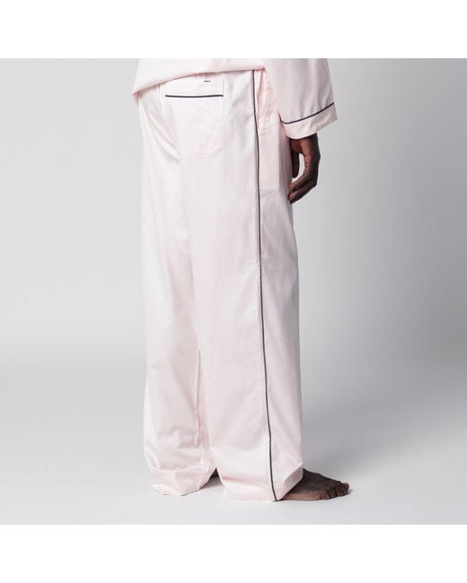 Tekla Pink Light Pajama Trousers for men