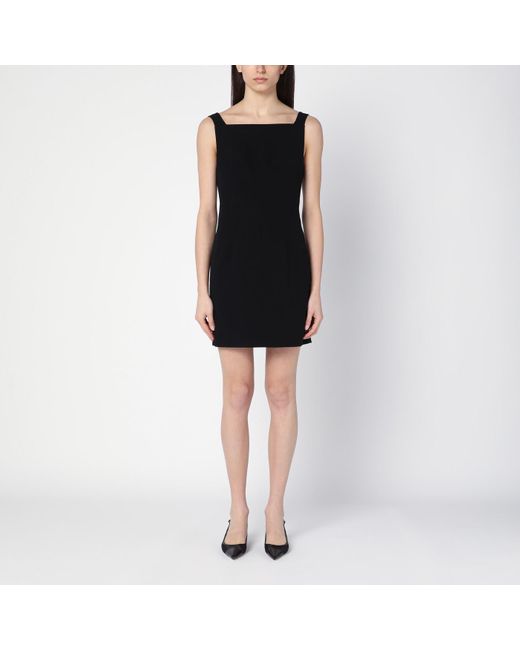 Givenchy Black Mini Dress With Back Neckline