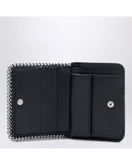 Stella McCartney Black Falabella Bi-Fold Wallet