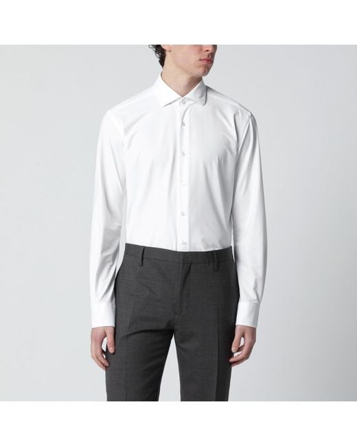Xacus Gray Active Tailor Fit Shirt for men
