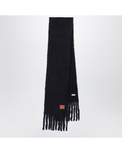 Sciarpa Nera di Loewe in Black da Uomo