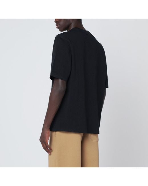 AMI Black Ami De Coeur T-Shirt for men