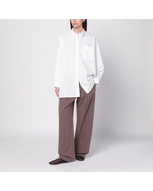 Chemise Oversize Victoria Blanche The Row en coloris White