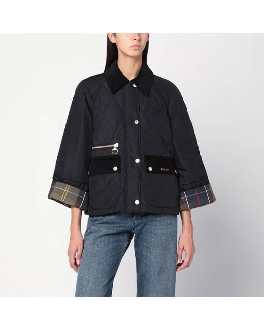 Barbour Black Martha Quilted Jacket