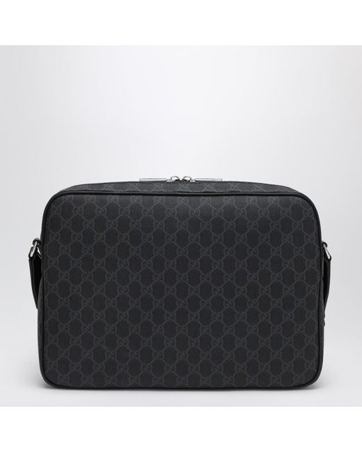 Gucci Gg Supreme Fabric Shoulder Bag in Black for Men Lyst UK