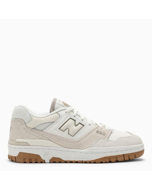 New Balance White Low 550 Sea Salt/Off Sneakers