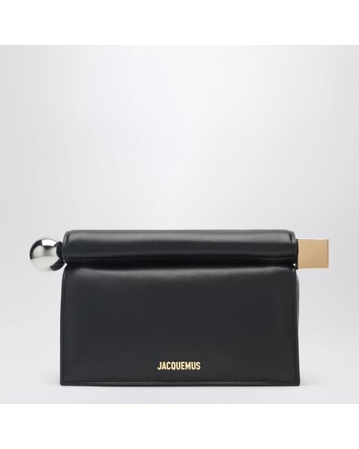 Jacquemus Black Rond Carré Pouch