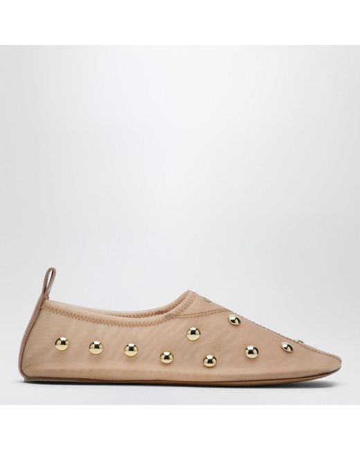 Chloé Natural Rita Blushy Ballet Flats