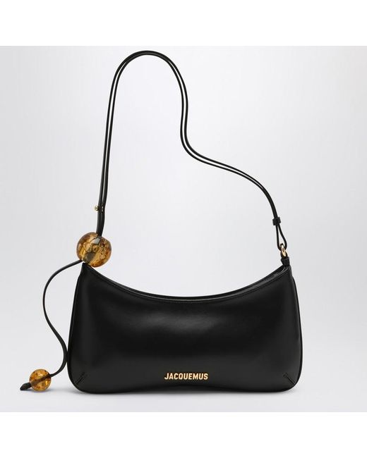 Jacquemus Black Schwarze Tasche Le Bisou Aus Leder