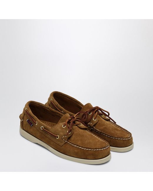 Sebago Brown Portland Artisan Loafer Curry for men