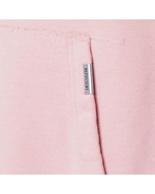 Felpa con cappuccio slavata di Represent in Pink da Uomo
