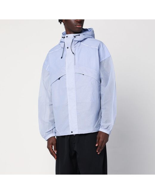 Purple Mountain Observatory Blue Ripstop Mesh Zip-Up Lilac Jacket for men
