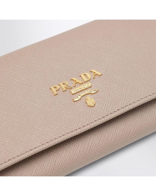 Prada Brown Saffiano Wallet