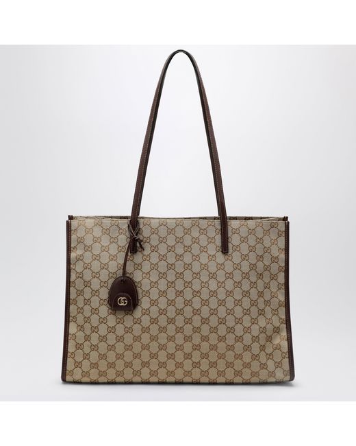 Gucci Brown Large London Shopping Bag
