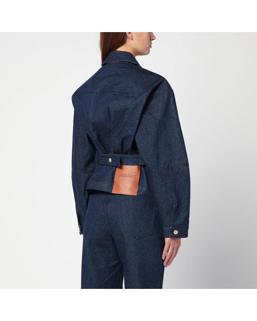 Jacquemus Blue Navy De-nîmes Jacket