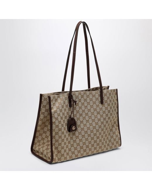 Gucci Brown Large London Shopping Bag