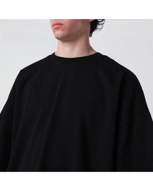 Entire studios Black Boxy T-Shirt for men