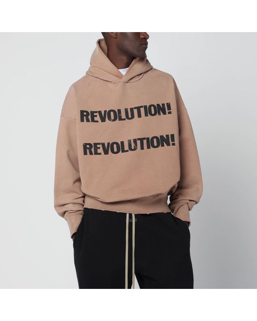 Fear Of God Natural Sand-Colored Revolution! Hoodie for men