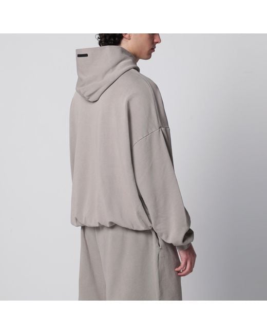 Fear Of God Gray Training 90S Faded Seal Cotton Fleece Sweatshirt for men