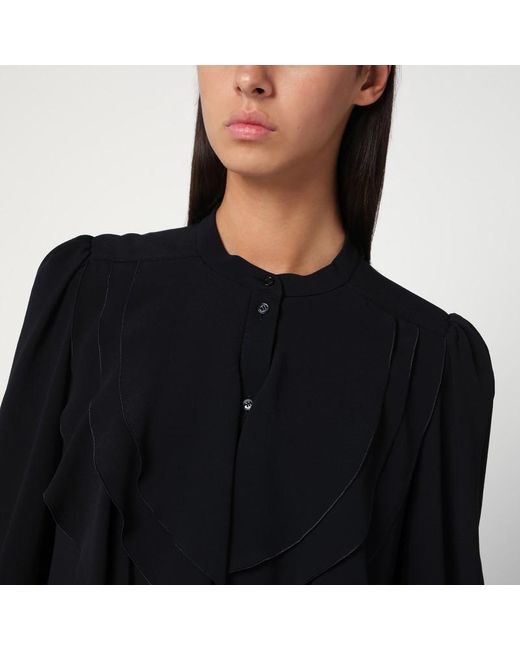 Chloé Black Ruffled Dress