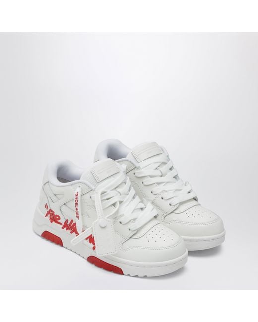 Off-White c/o Virgil Abloh White Out Of Office For Walking Sneakers