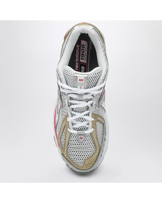 New Balance Sneaker 1906r Silver Metallic/dragon Berry/white