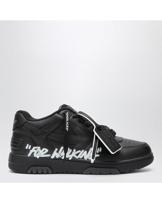 Off-White c/o Virgil Abloh Black Out Of Office “For Walking” Sneakers for men