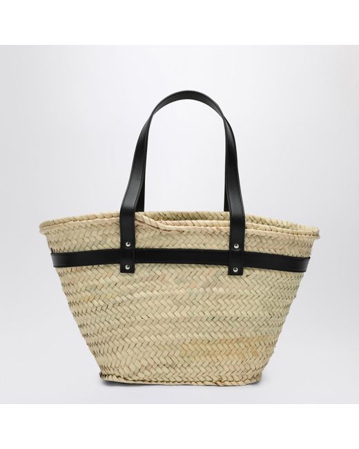 トートバッグ COPERNI Palm medium raffia shopping bag Coperni Palm Medium Raffia Shopping Bag in Metallic | Lyst