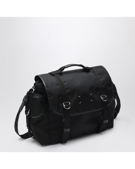Maison Margiela Black High Tech Messenger Bag for men