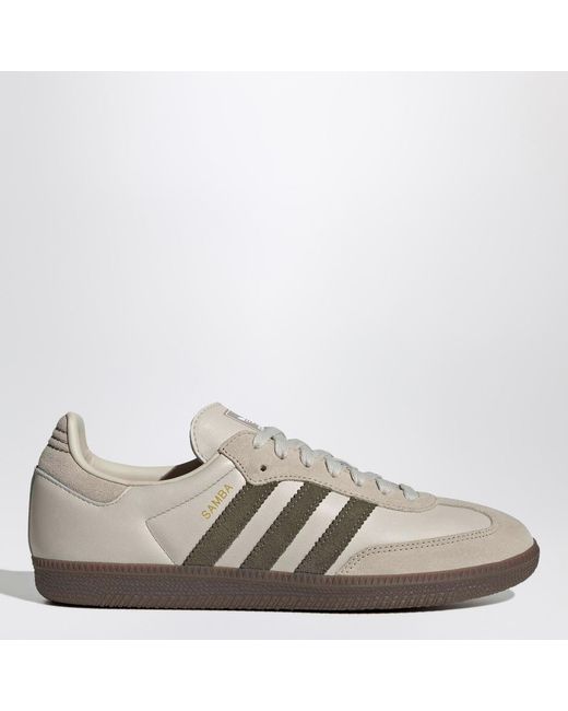 Adidas Originals Natural Sneaker Samba Og Alumina/Medium Dark Khaki/Gum for men