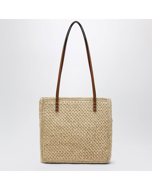 Manebí Metallic Raffia Tote Bag