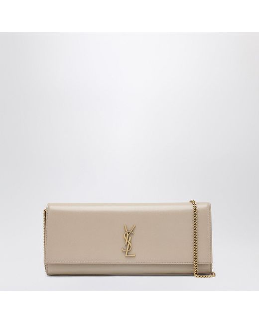 Saint Laurent Natural Kate Clutch