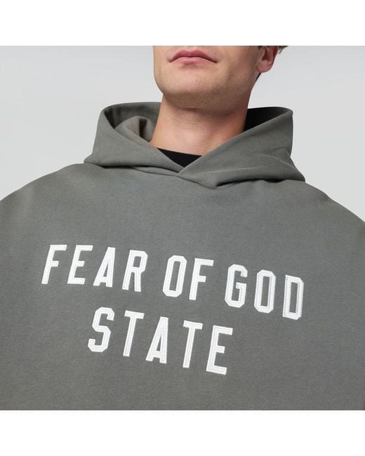Fear Of God Moosgrüner 90's Kapuzenpullover in Gray für Herren
