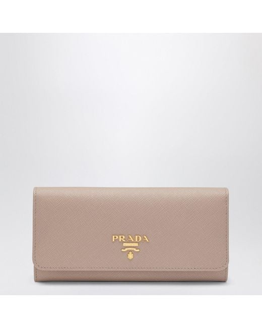 Prada Brown Saffiano Wallet