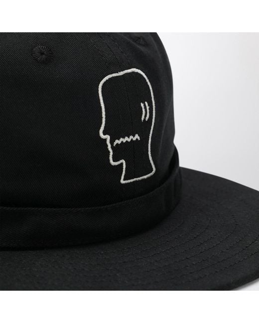 Brain Dead Black Cotton Baseball Cap for men