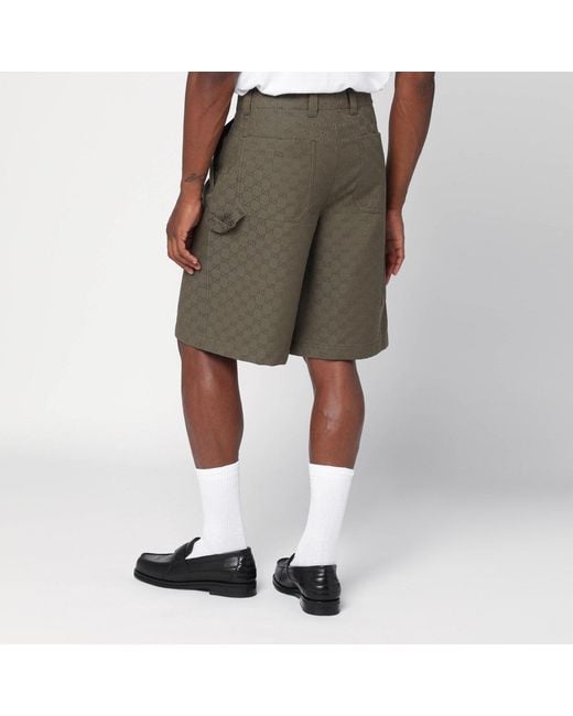Gucci Natural Forest Bermuda Shorts for men