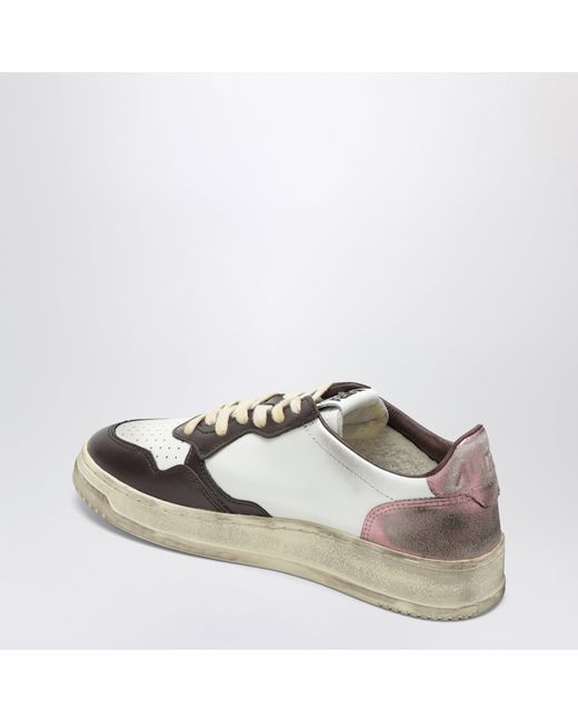 Autry Brown Sneakers Medalist Low/Hot Fudge/Peony