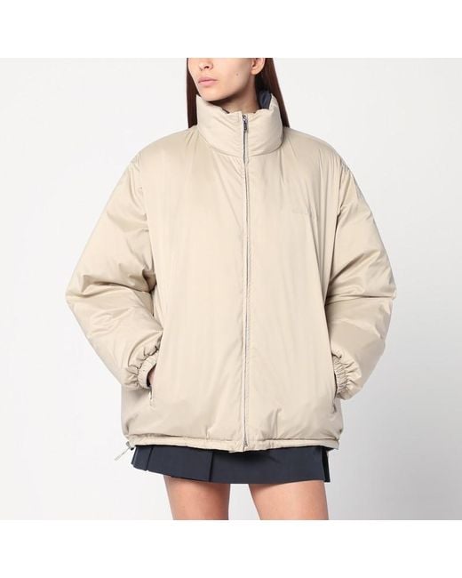 Miu Miu Natural Wendbare Daunenjacke