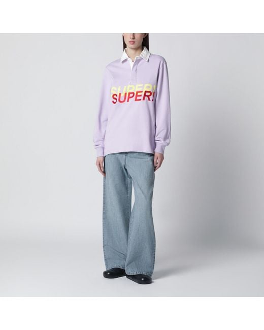 J.W. Anderson Purple Lilac Super Super Polo Shirt