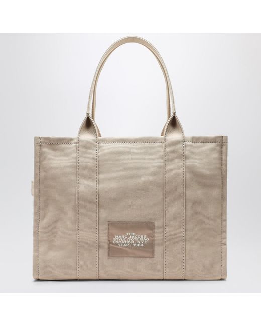 Marc Jacobs Natural Canvas Large Tote Bag