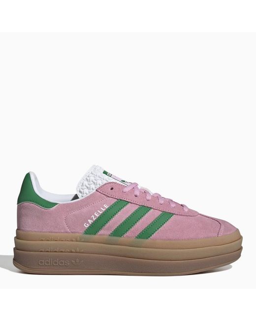 Sneaker gazelle bold /verde di Adidas Originals in Pink