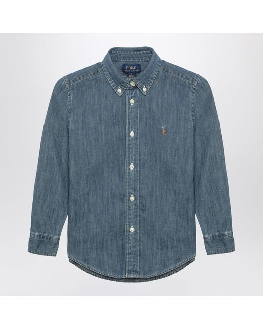 Polo Ralph Lauren Blue Denim Button-Down Shirt