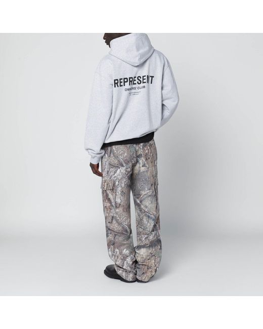 Sweat À Capuche Oversize Represent pour homme en coloris Gray