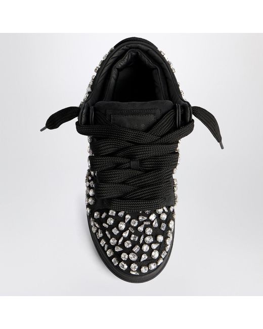 1989 STUDIO Black Skate Sneaker Crystals for men