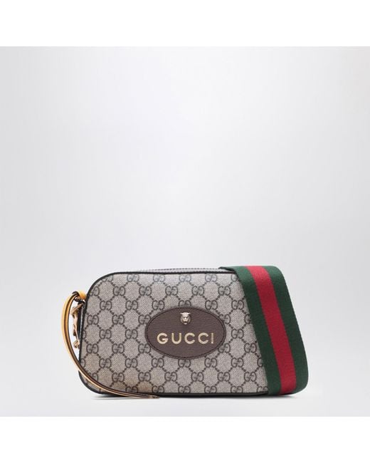 Gucci Metallic Neo Vintage GG Supreme Camera Bag for men